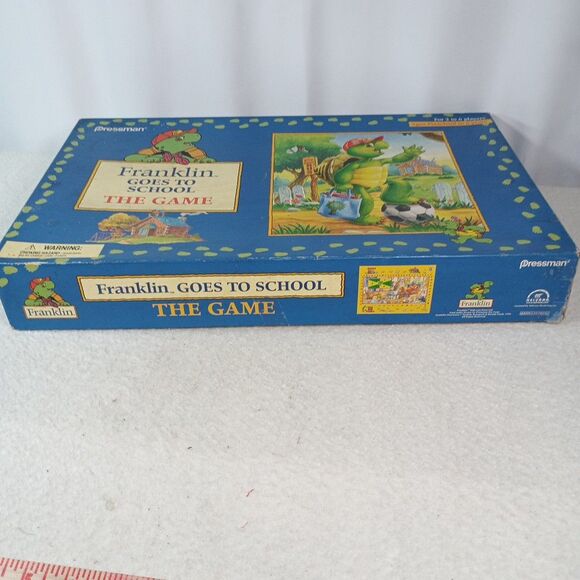 Franklin Goes to School Board Game Pressman 1998 Preschool Kids Fun - Picture 4 of 16